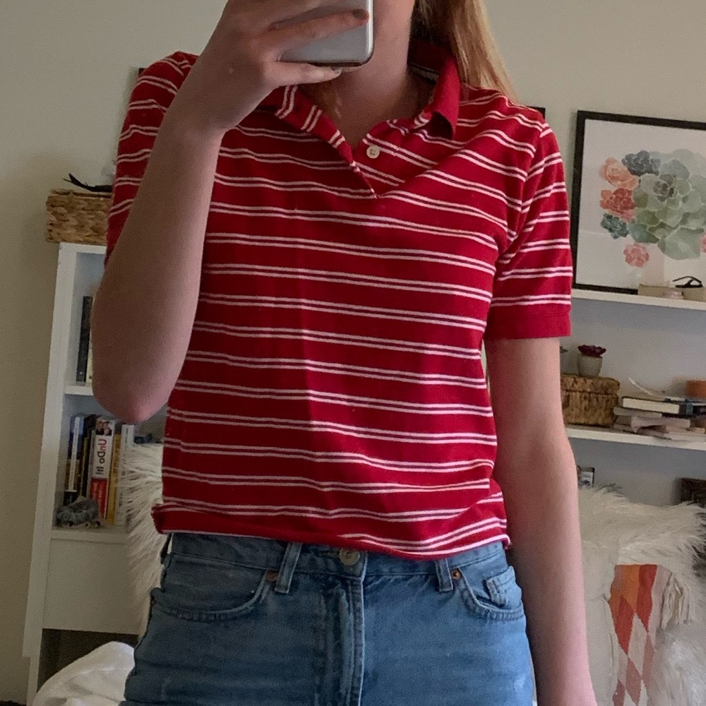 cropped polo shirt!